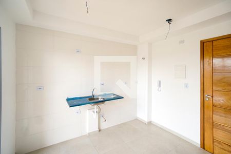 Sala e cozinha de apartamento à venda com 1 quarto, 30m² em Vila Carrão, São Paulo