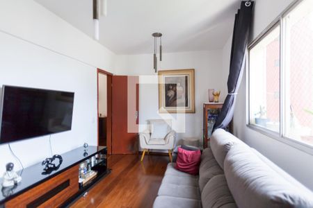 sala de apartamento à venda com 2 quartos, 95m² em Sion, Belo Horizonte