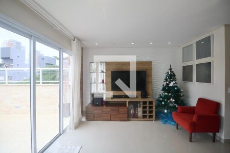 Sala de apartamento para alugar com 3 quartos, 240m² em Portal Guaruja, Guarujá