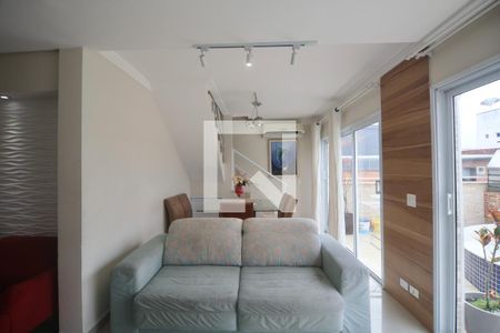 Sala de apartamento para alugar com 3 quartos, 240m² em Portal Guaruja, Guarujá