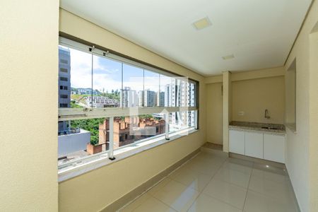 VARANDA GOURMET de apartamento à venda com 3 quartos, 106m² em Buritis, Belo Horizonte