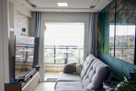 sala de apartamento para alugar com 2 quartos, 47m² em Novo Osasco, Osasco
