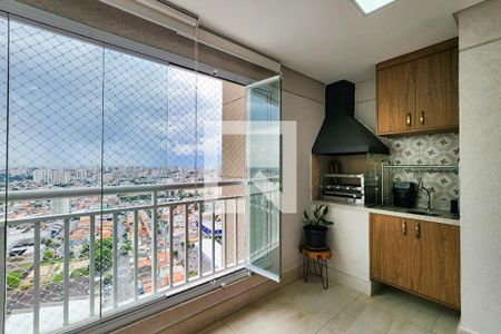 Varanda Gourmet  de apartamento para alugar com 2 quartos, 77m² em Centro, São Bernardo do Campo