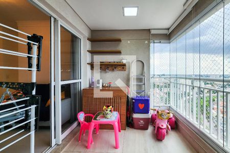 Varanda Gourmet  de apartamento para alugar com 2 quartos, 77m² em Centro, São Bernardo do Campo