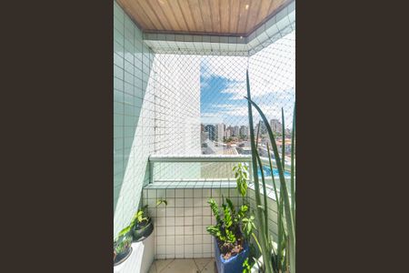 Varanda da Sala de apartamento à venda com 2 quartos, 72m² em Jardim Bela Vista, Santo André