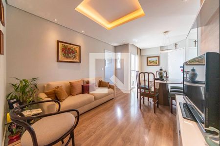 Sala de apartamento à venda com 2 quartos, 72m² em Jardim Bela Vista, Santo André