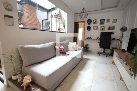 Sala de apartamento à venda com 1 quarto, 73m² em Vila Marina, Santo André