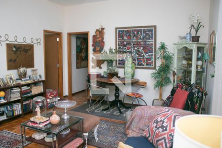 Sala de apartamento à venda com 3 quartos, 150m² em Funcionários, Belo Horizonte