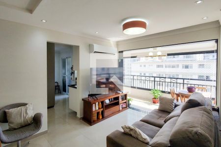 Sala de apartamento para alugar com 1 quarto, 62m² em Guilhermina, Praia Grande