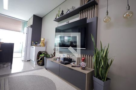 Sala de apartamento à venda com 3 quartos, 104m² em Vila Camilópolis, Santo André