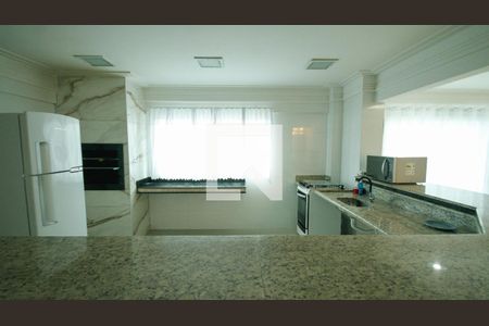 Área comum - Salão de festas de apartamento para alugar com 1 quarto, 40m² em Vila Caiçara, Praia Grande