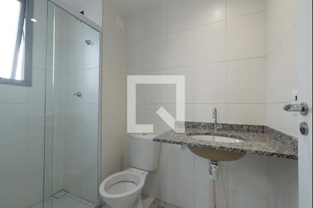 Banheiro de kitnet/studio à venda com 1 quarto, 36m² em Vila Firmiano Pinto, São Paulo