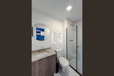 Banheiro de kitnet/studio para alugar com 1 quarto, 33m² em Belenzinho, São Paulo