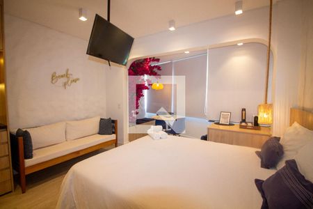 Sala / Quarto - Studio de kitnet/studio à venda com 1 quarto, 25m² em Jardim das Acacias, São Paulo