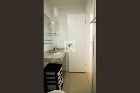Banheiro Social de apartamento para alugar com 2 quartos, 73m² em Nova Mirim, Praia Grande