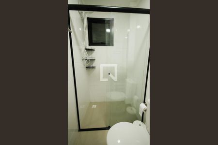 Banheiro Social de apartamento para alugar com 2 quartos, 73m² em Nova Mirim, Praia Grande