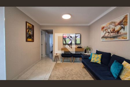 Sala de apartamento à venda com 3 quartos, 90m² em Parque das Nações, Santo André