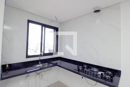 Sala/Cozinha de apartamento à venda com 3 quartos, 93m² em Campestre, Santo André