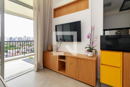 Sala de apartamento para alugar com 2 quartos, 73m² em Cidade Monções, São Paulo