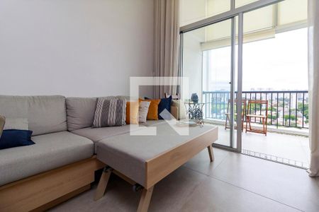 Sala de apartamento para alugar com 2 quartos, 73m² em Cidade Monções, São Paulo