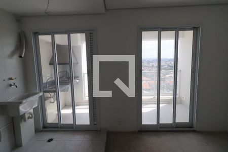 Sala/Cozinha de apartamento à venda com 2 quartos, 54m² em Rochdale, Osasco