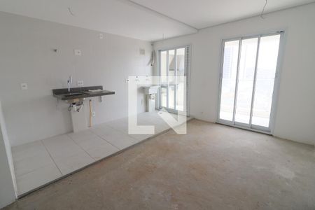 Sala/Cozinha de apartamento à venda com 2 quartos, 54m² em Rochdale, Osasco
