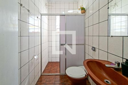Banheiro de casa para alugar com 3 quartos, 160m² em Maracanã, Praia Grande