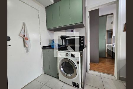 Cozinha e Área de Serviço de kitnet/studio à venda com 1 quarto, 28m² em Vila das Belezas, São Paulo