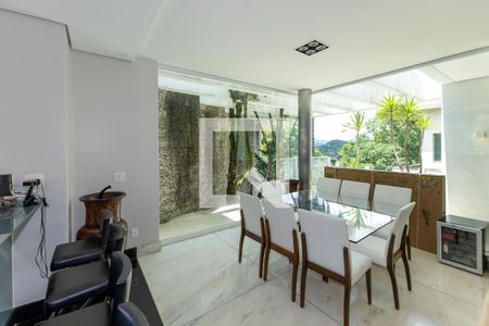 Sala de Jantar de casa de condomínio à venda com 3 quartos, 348m² em Vila do Ouro, Nova Lima