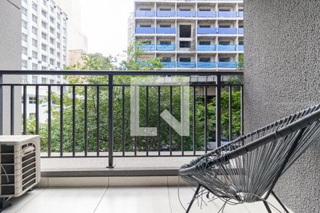 Varanda de kitnet/studio à venda com 1 quarto, 26m² em República, São Paulo