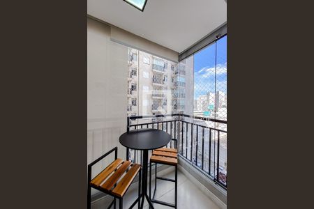 Varanda da Sala de apartamento para alugar com 1 quarto, 45m² em Brás, São Paulo