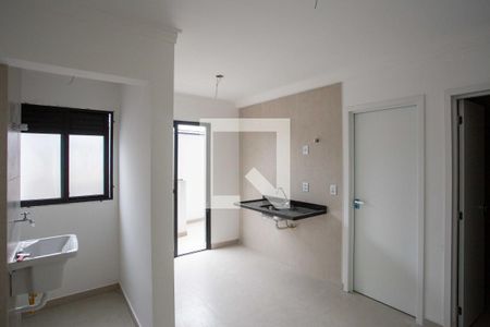 Sala/Cozinha de apartamento à venda com 1 quarto, 32m² em Centro, Diadema