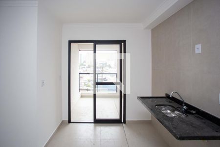 Sala/Cozinha de apartamento à venda com 2 quartos, 45m² em Centro, Diadema