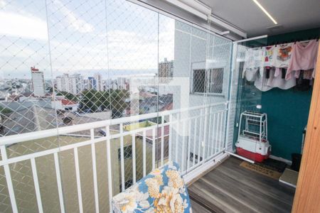Varanda de apartamento à venda com 3 quartos, 80m² em Parque das Nações, Santo André