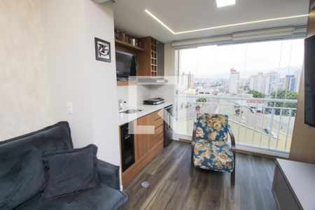 Sala de apartamento à venda com 3 quartos, 80m² em Parque das Nações, Santo André