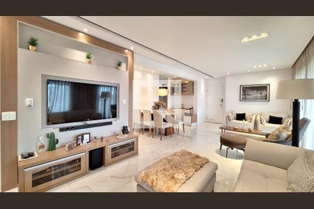 Sala de apartamento para alugar com 3 quartos, 133m² em Vila Anastácio, São Paulo