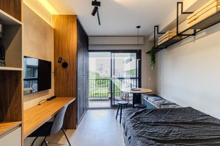 Studio de kitnet/studio para alugar com 1 quarto, 24m² em Santa Ifigênia, São Paulo