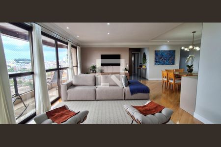 Sala de apartamento à venda com 4 quartos, 185m² em Rudge Ramos, São Bernardo do Campo