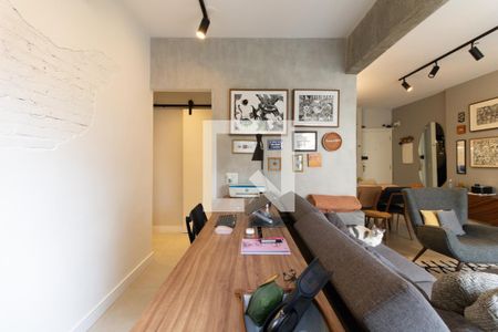 Sala de apartamento à venda com 2 quartos, 84m² em Vila Gumercindo, São Paulo