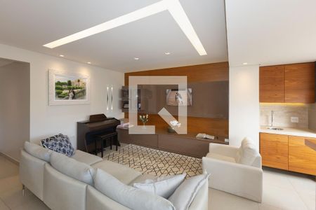 Sala de TV de apartamento para alugar com 3 quartos, 128m² em Vila da Serra, Nova Lima