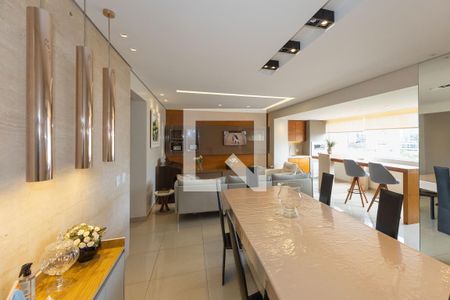 Sala de Jantar de apartamento para alugar com 3 quartos, 128m² em Vila da Serra, Nova Lima