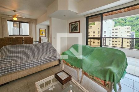 Sala de apartamento para alugar com 3 quartos, 140m² em Barra Funda, Guarujá