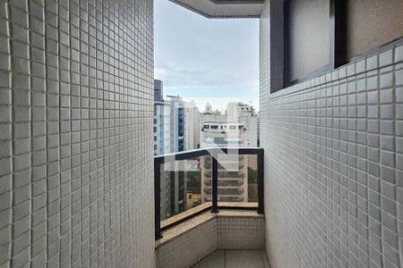 varanda de apartamento para alugar com 3 quartos, 140m² em Barra Funda, Guarujá