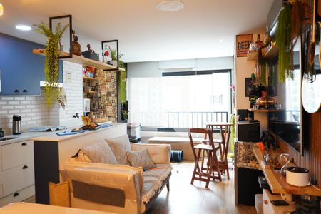 Sala de apartamento à venda com 2 quartos, 57m² em Brás, São Paulo
