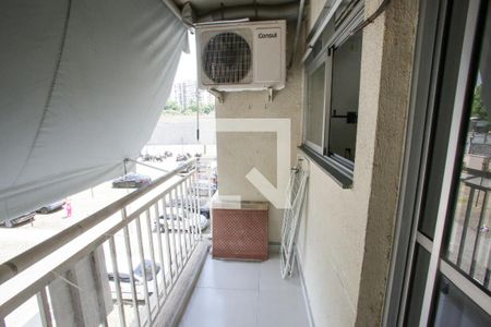 Varanda da Sala de apartamento à venda com 2 quartos, 52m² em Taquara, Rio de Janeiro
