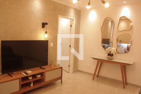 Sala de apartamento para alugar com 2 quartos, 114m² em Ponta da Praia, Santos