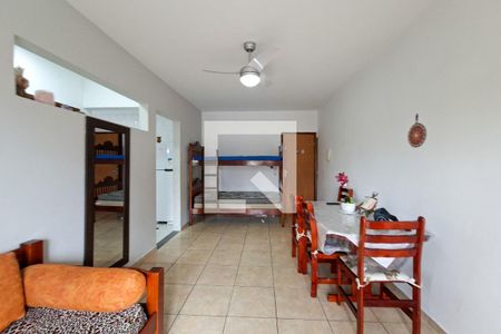 Sala de apartamento para alugar com 1 quarto, 70m² em Vila Tupi, Praia Grande