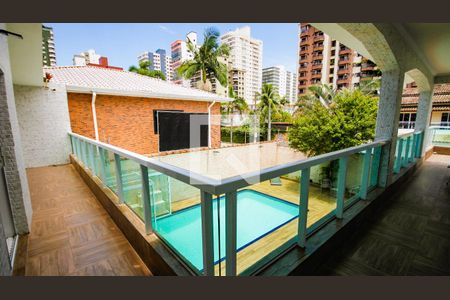 Varanda de casa para alugar com 6 quartos, 600m² em Canto do Forte, Praia Grande