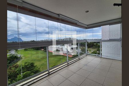 Varanda  de apartamento à venda com 3 quartos, 100m² em Recreio dos Bandeirantes, Rio de Janeiro