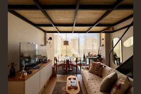 Sala  de apartamento à venda com 1 quarto, 30m² em Jardim das Acacias, São Paulo